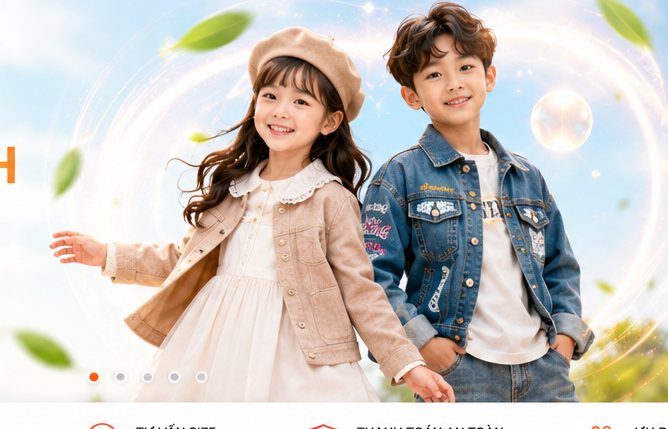 Bộ sưu tập thời trang trẻ em mới